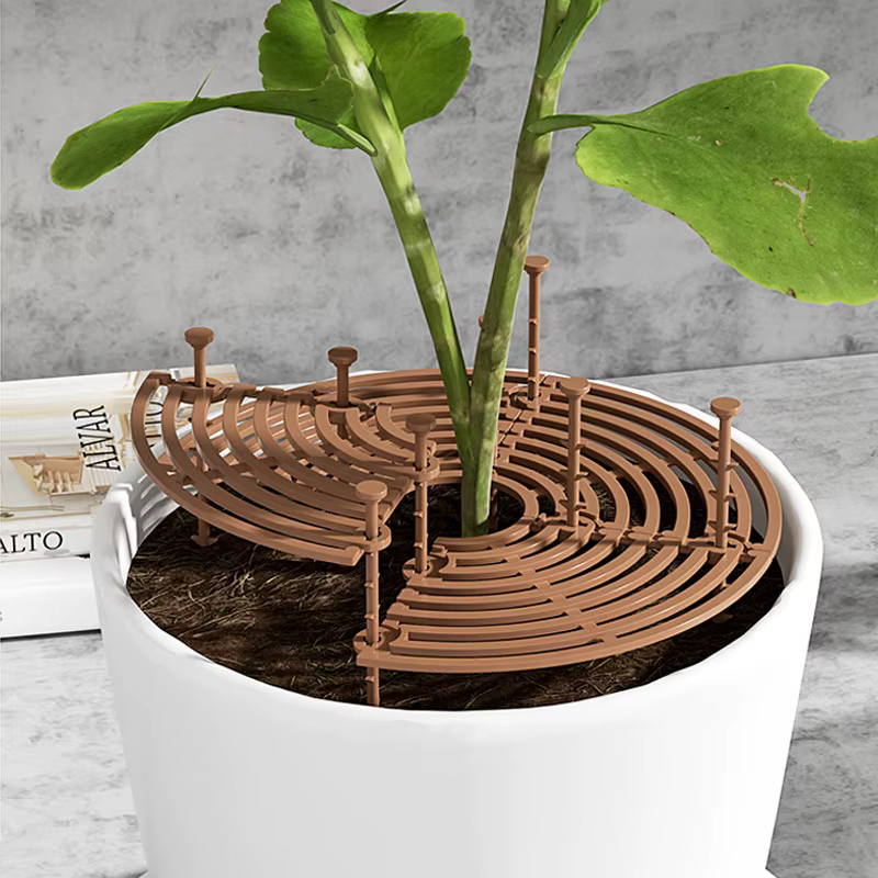 Protection de Sol pour Pot de Plantes avec Grille, Couverture de Pot de Fleur, Sécurité pour Bébé, Souris, Repousse les Chats, Jardin, Ménage, N64.