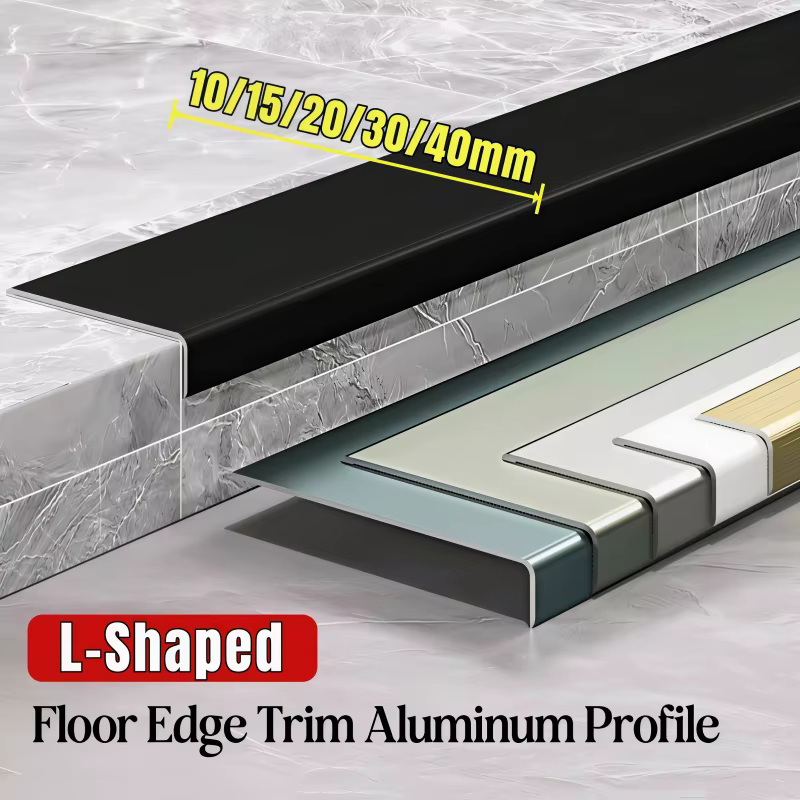 90 ° Profilé d'angle droit en aluminium en forme de L