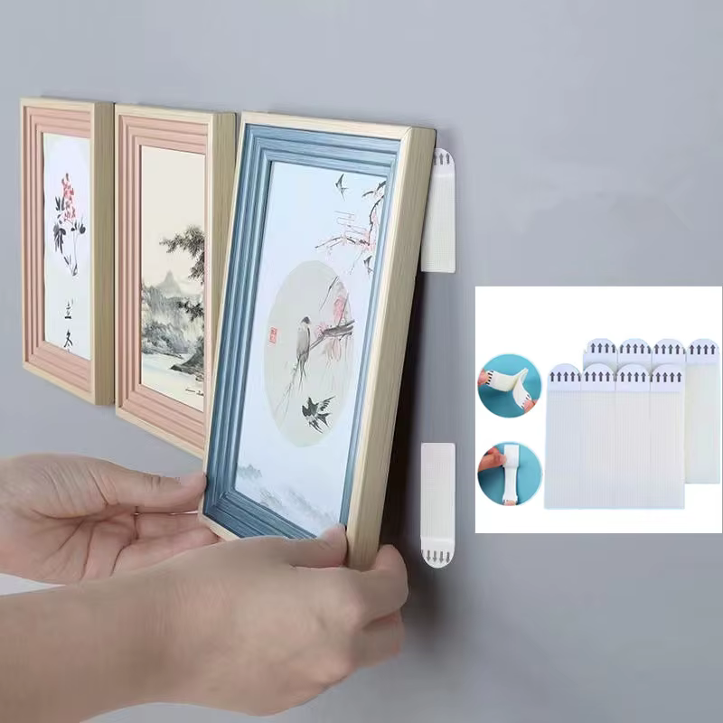 Bandes adhésives sans perçage pour cadres
