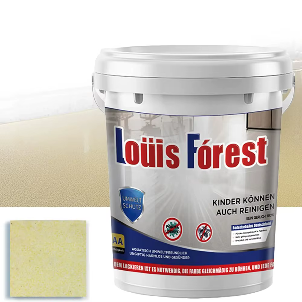 Peinture époxy pour sols effet marbre brillant