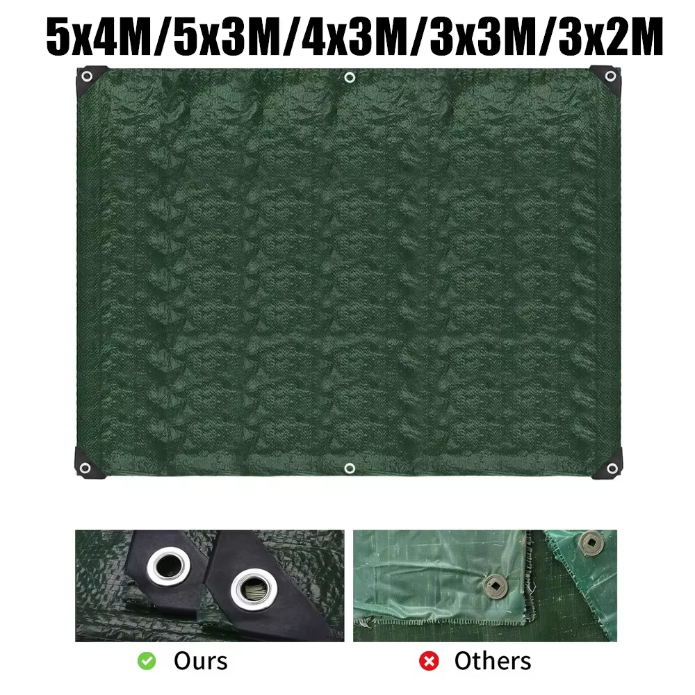 Bâche en polyester imperméable avec œillets