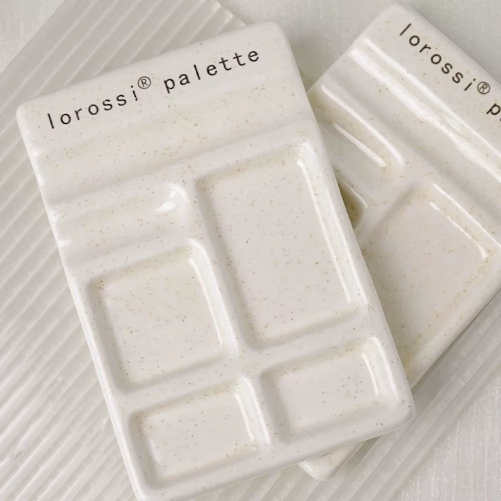 Palette de peinture en céramique portable