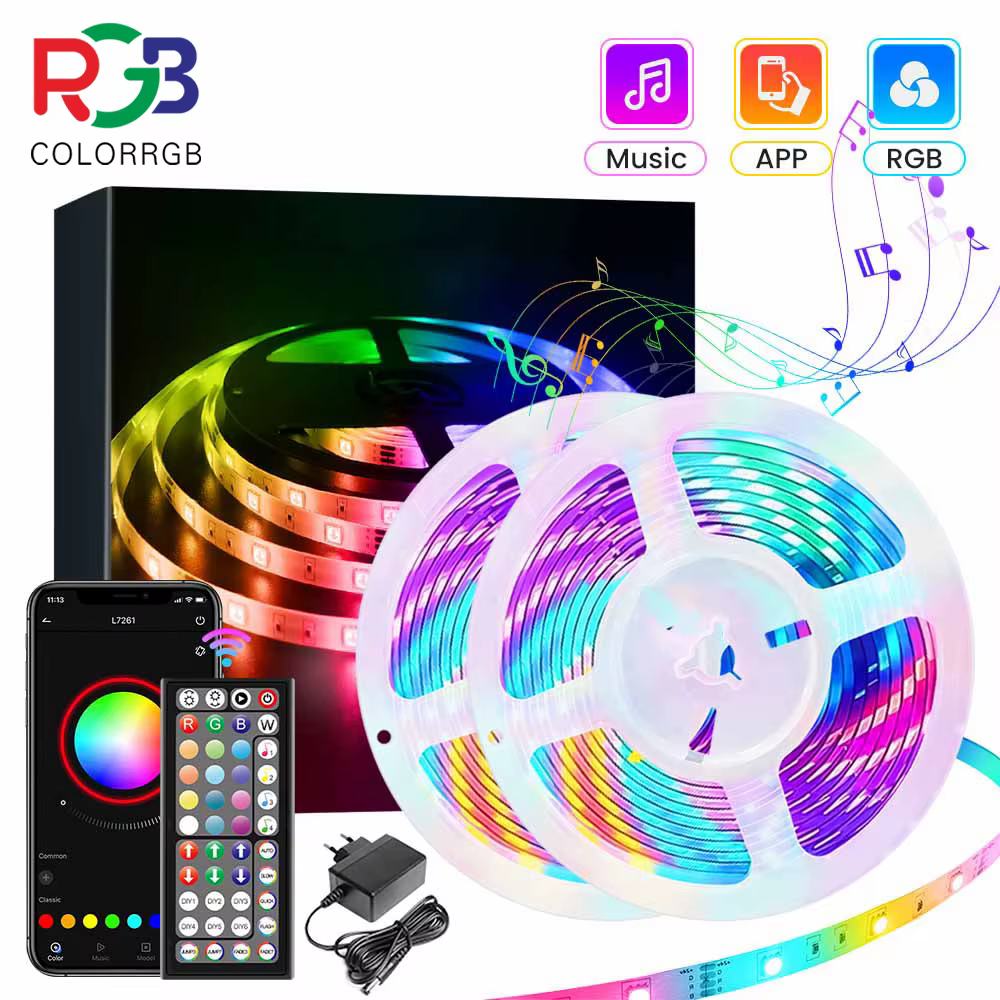 Lumières LED pour chambre à coucher