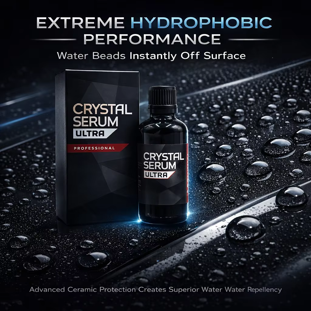 Sérum Crystal CSU Ultra CSL 10h Protection de peinture Garantie 9 ans Finition brillante Prolongeant la durée de vie