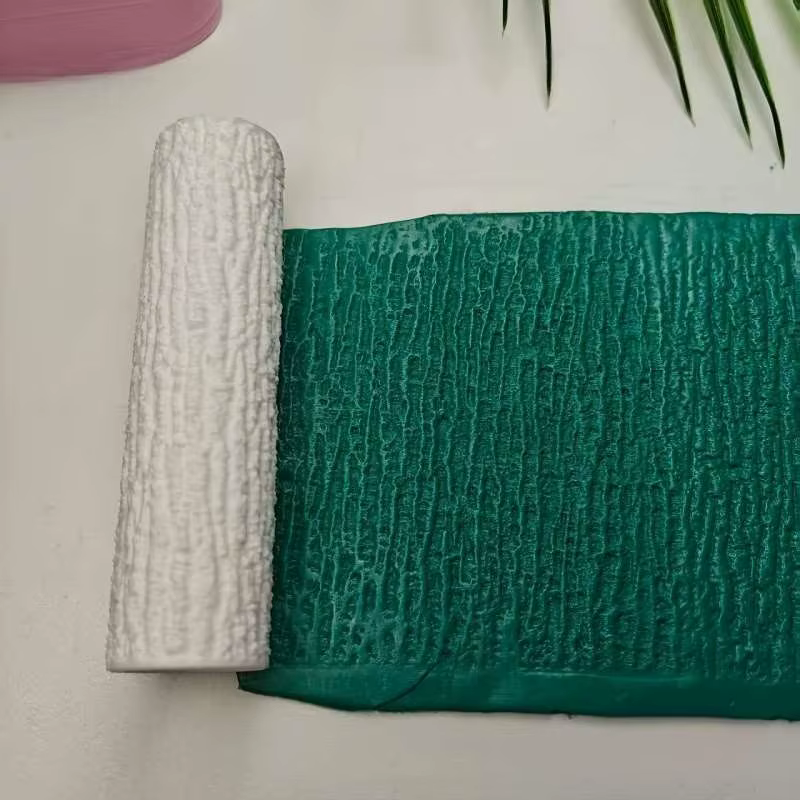 Rouleau de gaufrage à texture d'écorce