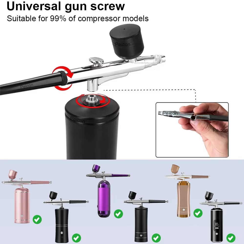 Mini pistolet de pulvérisation aérographe pour peinture modèle