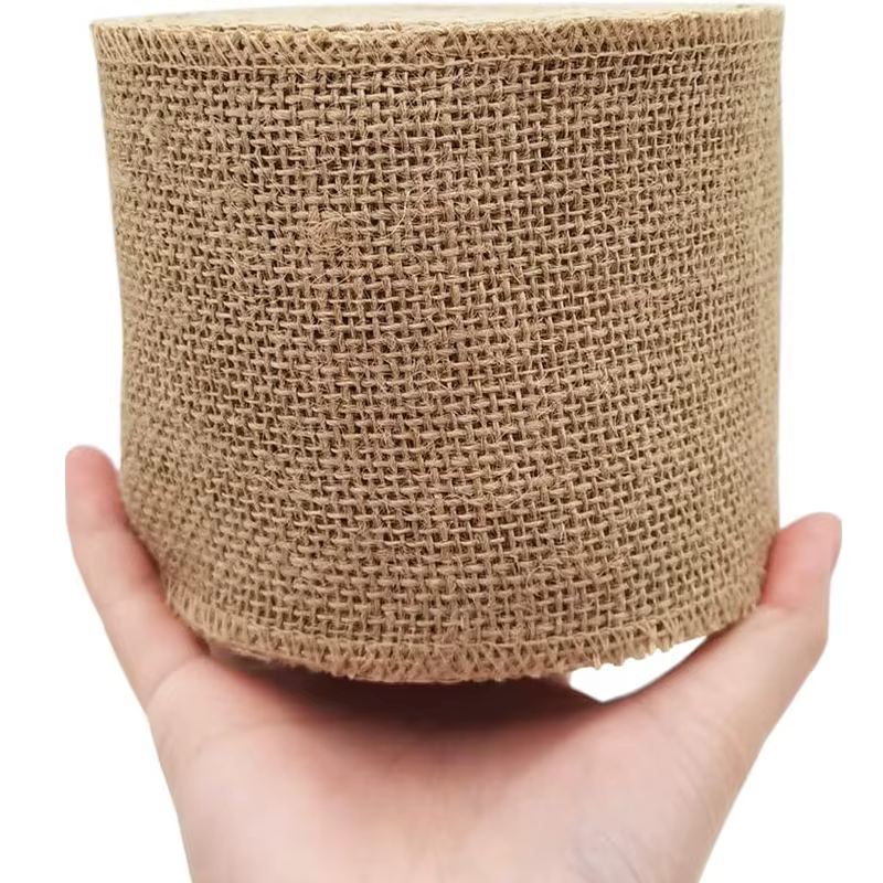 Rouleau de tissu en toile de Jute naturelle