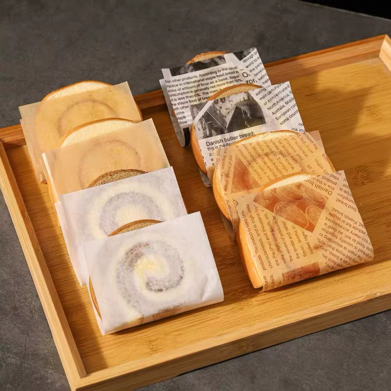 Papier séparateur de rouleau de gâteau, 100 pièces, papier d'emballage de bordure suisse, qualité alimentaire, pain, four à gâteaux, poêle de cuisson, papier résistant à la graisse