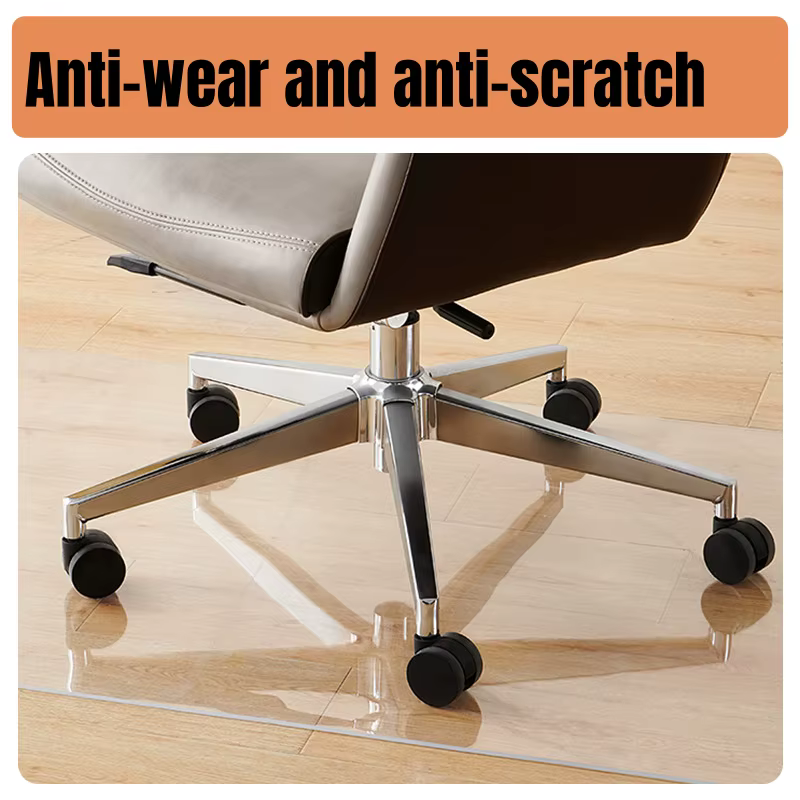 Rouleau de protection de sol en PVC transparent