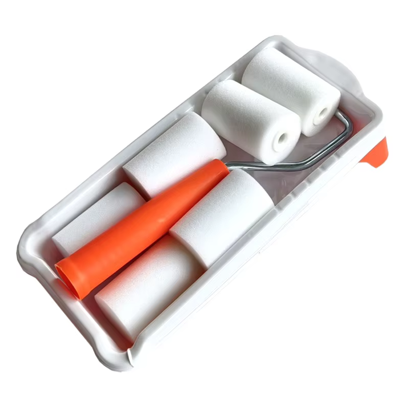 Nouvel ensemble de rouleaux à peinture en mousse haute densité de 2 pouces