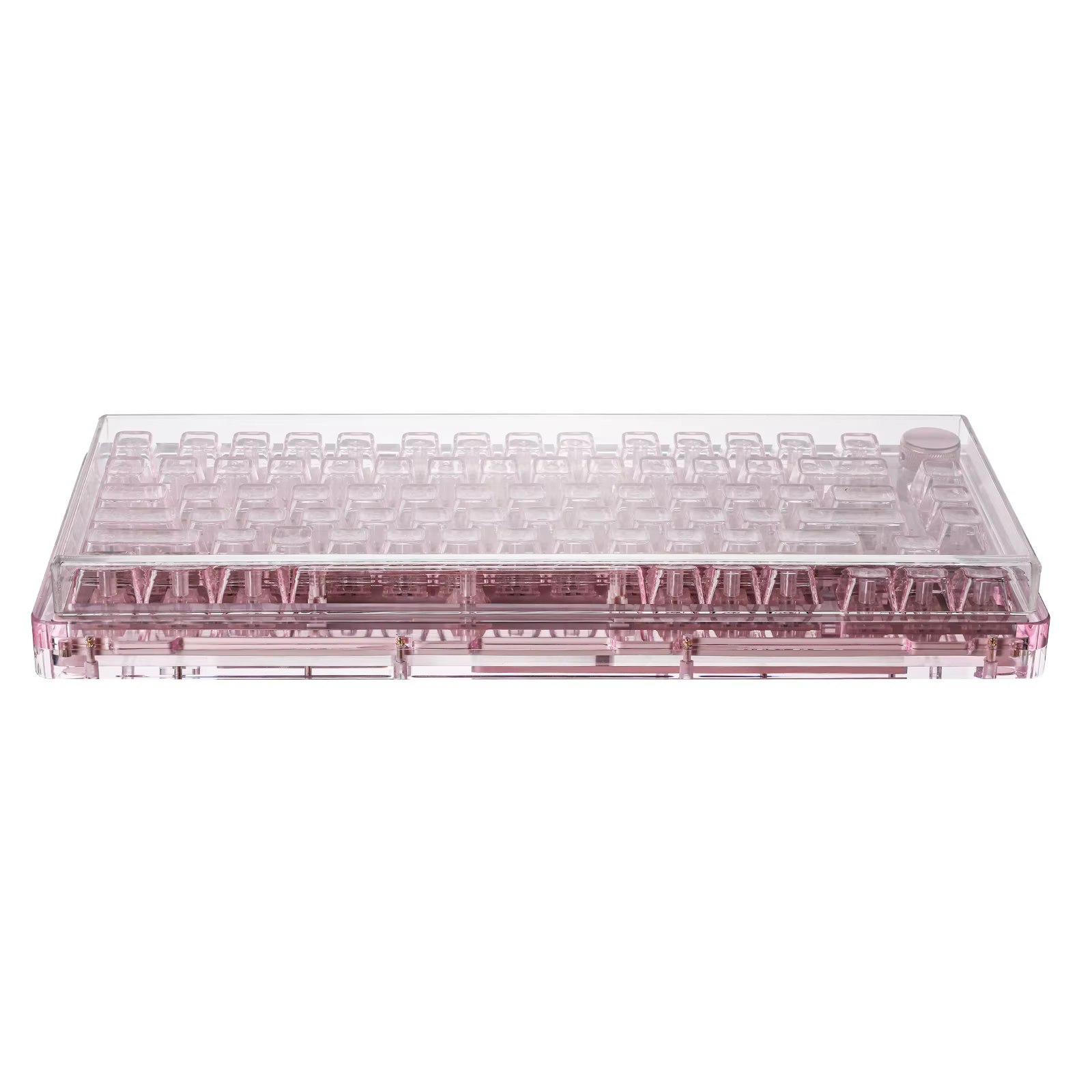 KiiBOOM-Juste de protection anti-poussière en acrylique transparent, pour disposition du clavier 75%, durabilité améliorée