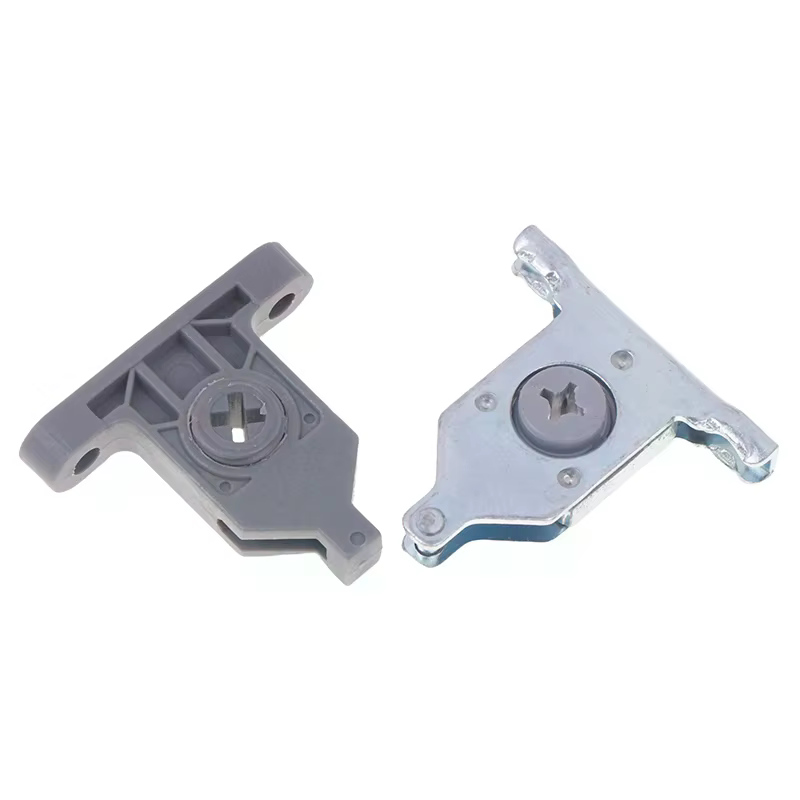 "Rénovation de meubles de cuisine : 2 supports de fixation du panneau avant à clip pour tiroir en métal et nylon"