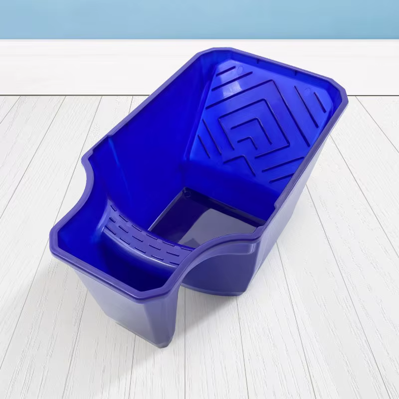 Tasse à peinture portative avec cadre à rouleau