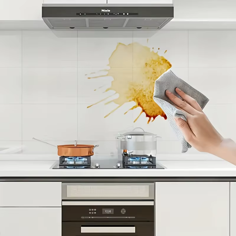 1 rouleau de film de protection mural à adhérence électrostatique transparente – Pour la cuisine