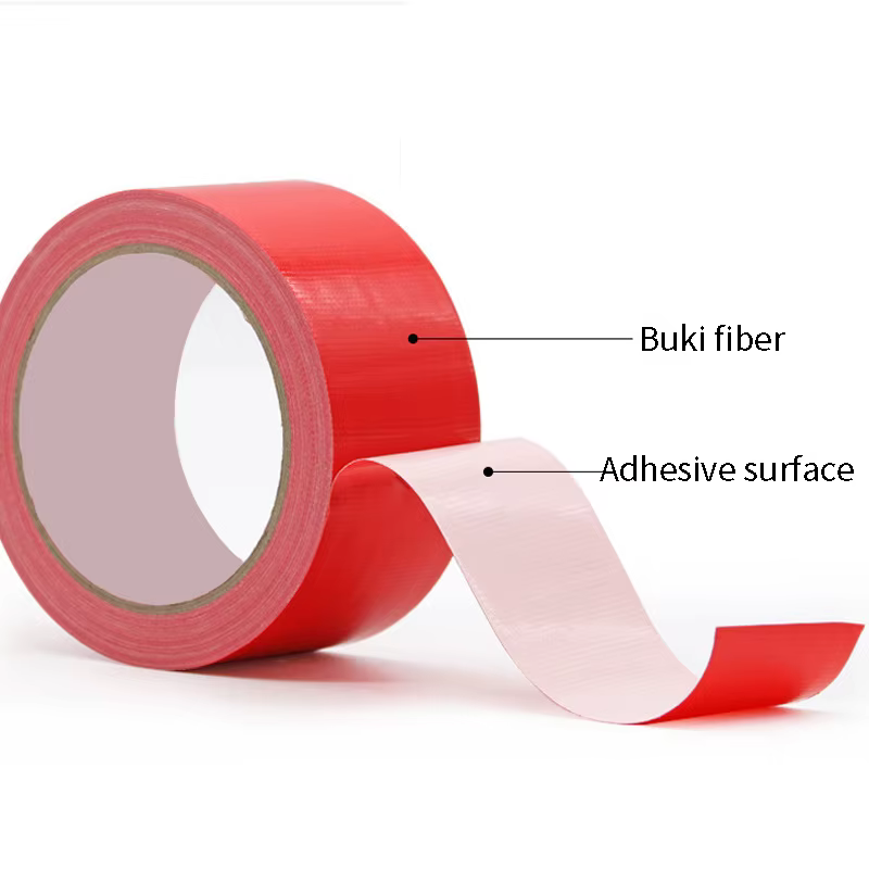 Ruban adhésif rouge robuste pour canalisations