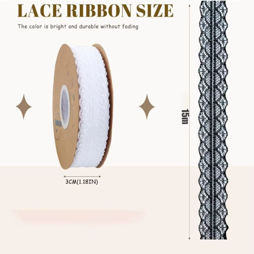 Rubans en satin pour emballage cadeau DIY