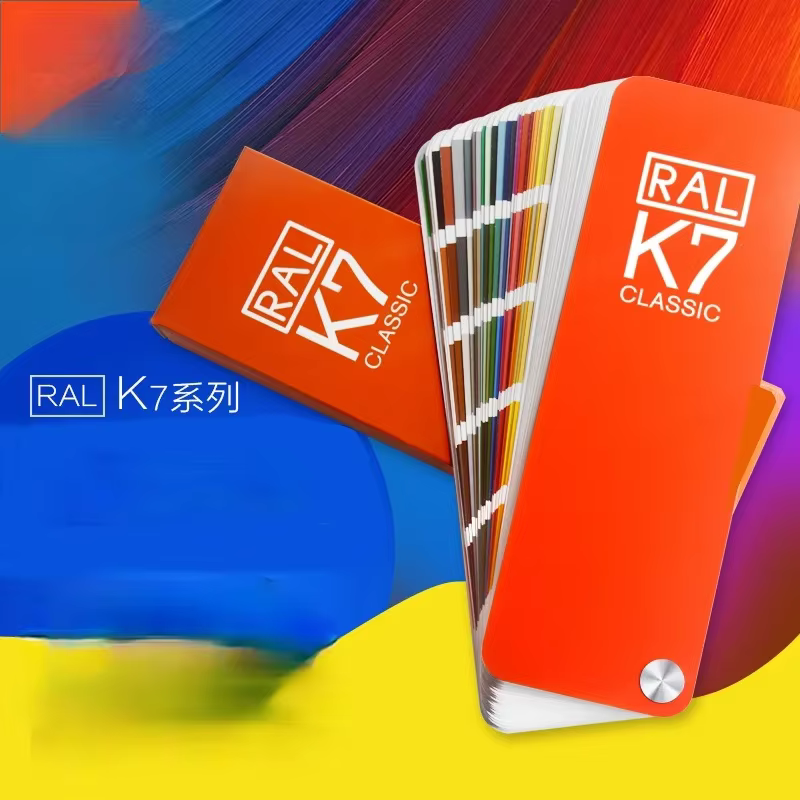 RAUL-Revêtements de Peinture, Norme Internationale RAL K7, Carte de Couleurs