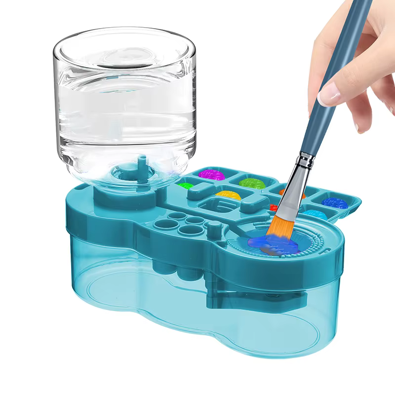 Nettoyeur de pinceaux de peinture à base d'huile et d'eau