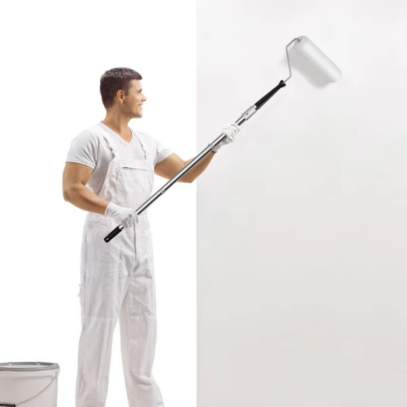 Poteaux d'extension de rouleau de peinture télescopique en acier inoxydable