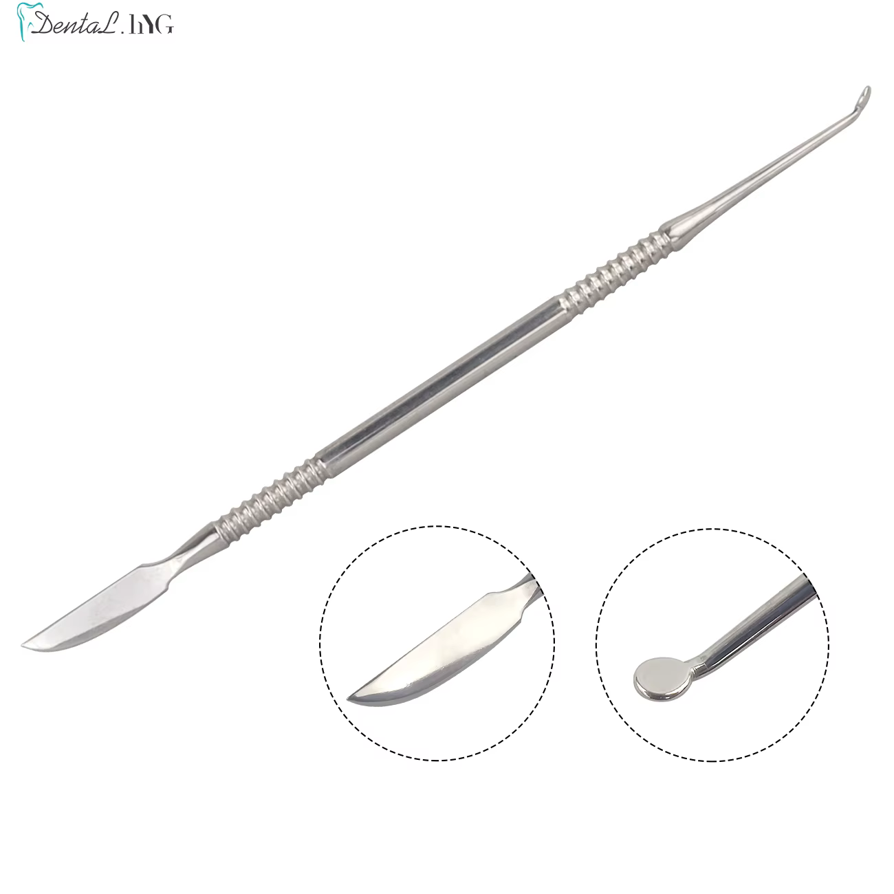 Spatule dentaire couteau à plâtre pratique en acier inoxydable polyvalent dents cire sculpture ensemble d'outils