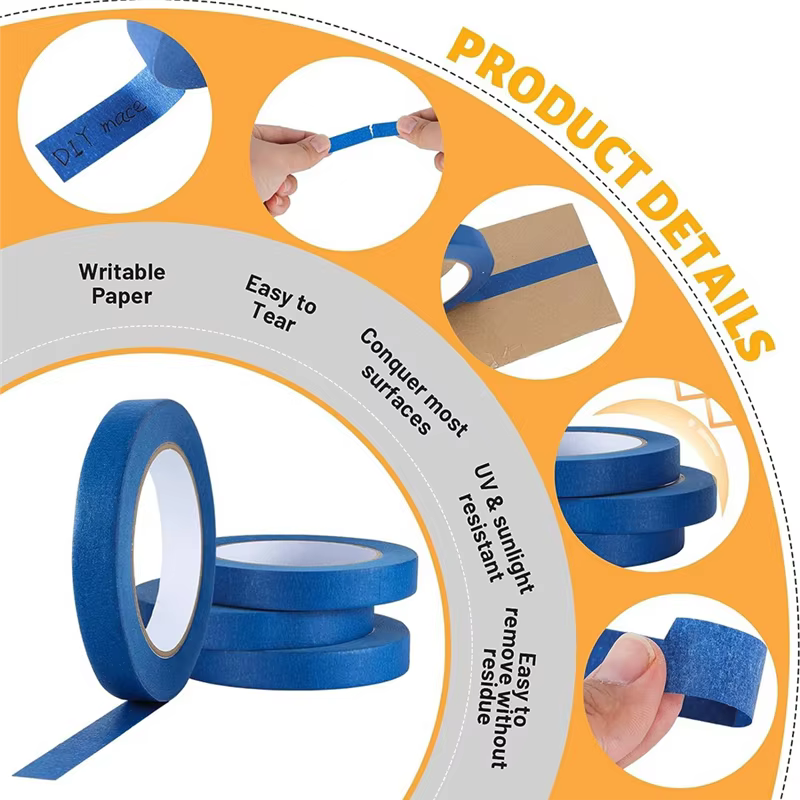 Blue Painters Tape Masking