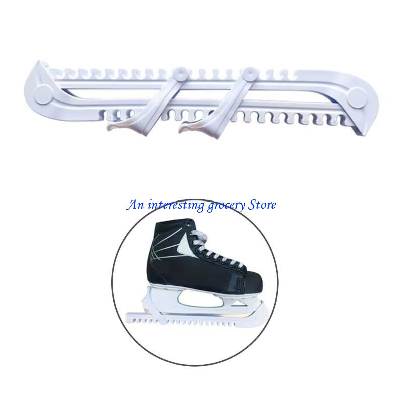 652D 1 paire protections patins réglables pour le Hockey le patinage artistique, couvercle lame patin à glace,