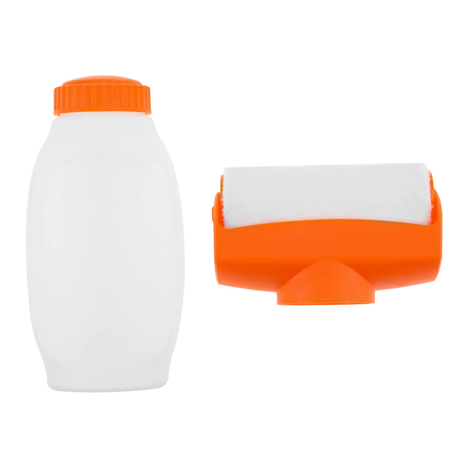 Brosse à rouleau de peinture rechargeable avec bouteilles vides de 500 ml pour la restauration murale et le kit