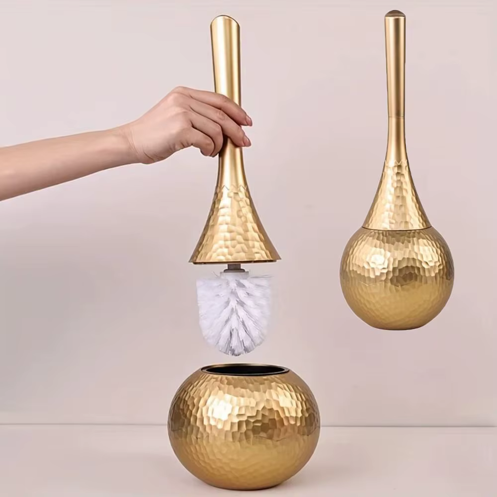Brosse de nettoyage dorée haut de gamme