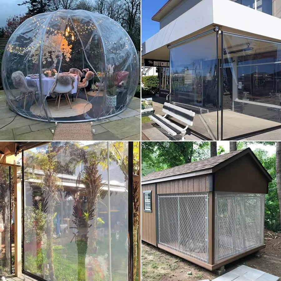 Bâche transparente épaisse