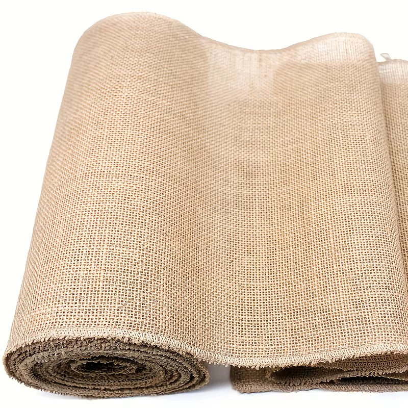 Rouleau de tissu en toile de jute de 15 cm × 2 m