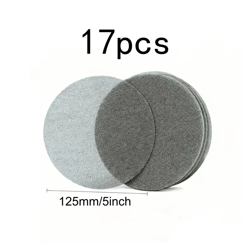 17 tampons de ponçage de 5 pouces 400G
