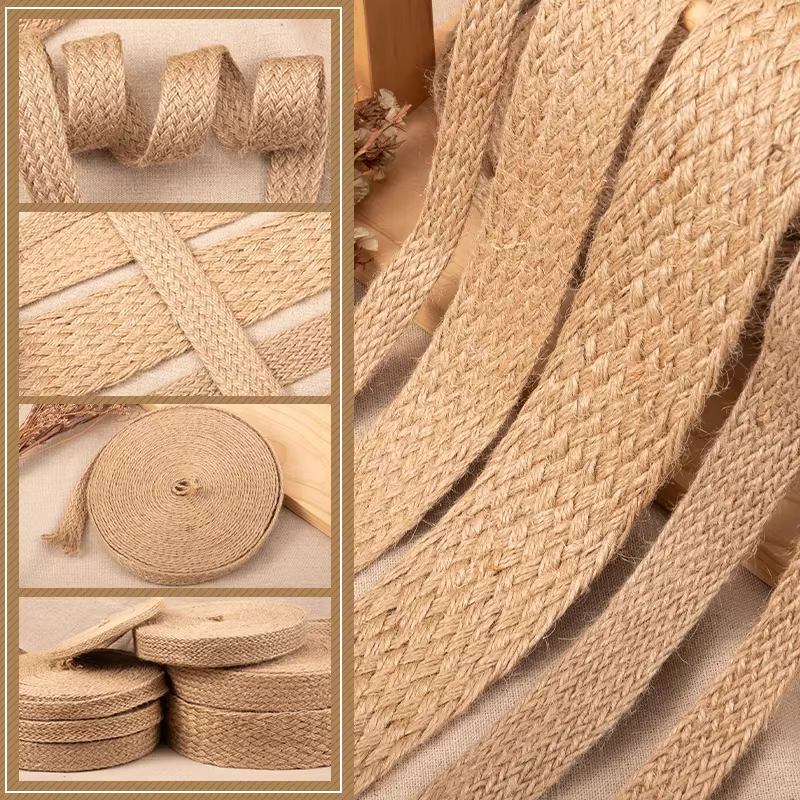 Rouleau de tissu de Jute naturel