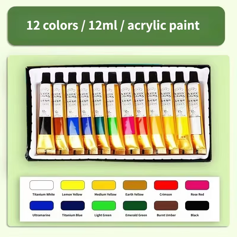 Assortiment de peinture acrylique