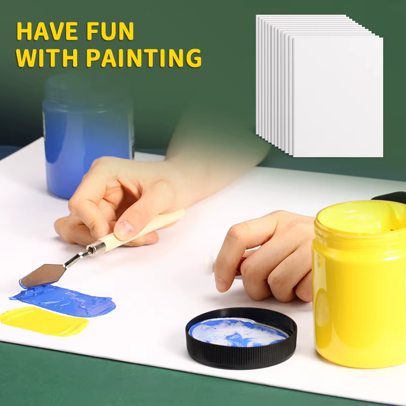 Paquet de 20 planches de toile de 5 × 7 pouces pour la peinture