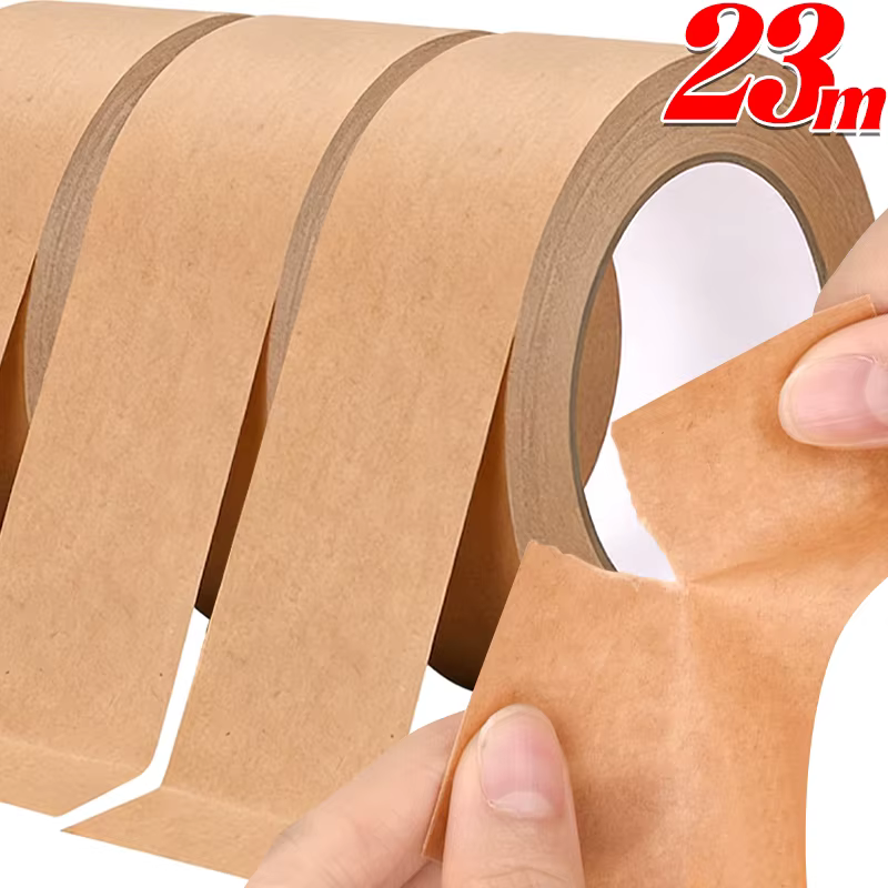 Rouleau d'emballage en papier Kraft marron 1.5/2/3/4/5cm