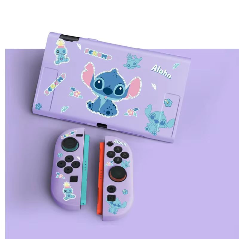 Étui de protection pour Switch 2 (2025), Housse de protection en TPU souple Stitch mignon, anti-rayures, absorption des chocs pour Nintendo Switch 2