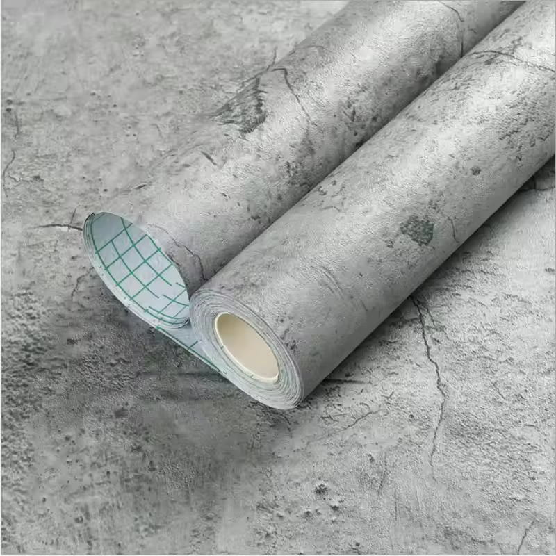 Papier peint auto-adhésif imperméable en PVC