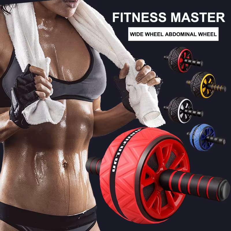 Ab Roller – roue abdominale sans bruit, entraîneur d'étirement pour les bras, la taille et les jambes, équipement de gymnastique