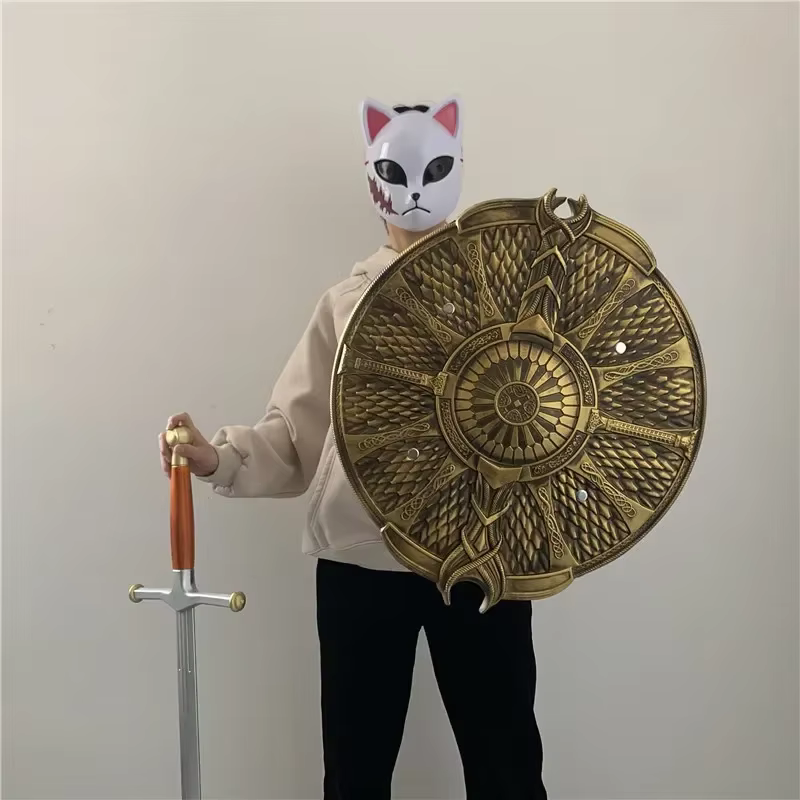 Bouclier gardien dieu de la guerre, défenseur de vocation, marteau de Cosplay, accessoire arme fantôme Chaos lame tonnerre AX modèle caoutchouc Unshar