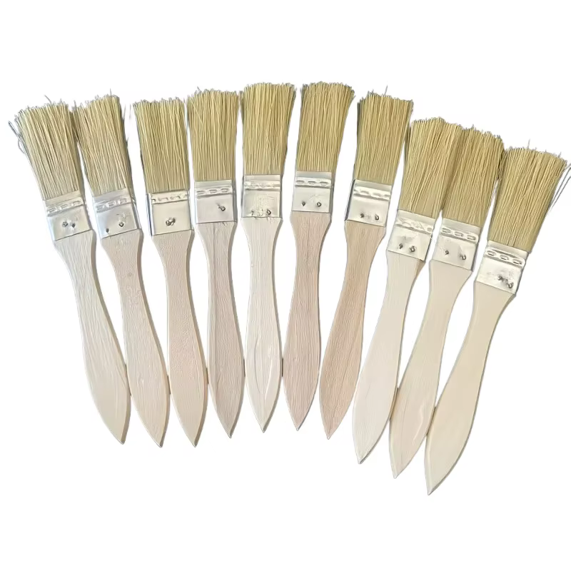 Pinceaux à manche en bois (lot de 10) adaptés à l'art