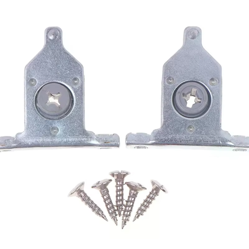 "Rénovation de meubles de cuisine : 2 supports de fixation du panneau avant à clip pour tiroir en métal et nylon"