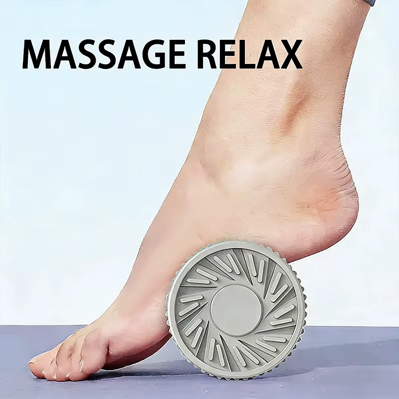 Rouleau de massage des pieds, balle de massage yoga, rouleau pour fascia plantaire, soin de relaxation musculaire, rouleaux de massage manuels en plastique pour les pieds