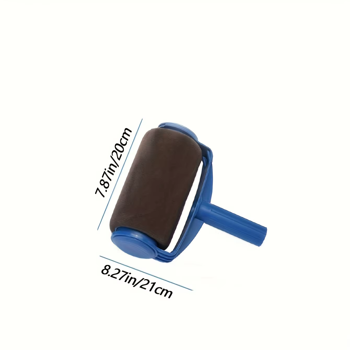 Brosse à rouleau de peinture rechargeable avec rangement intégré - construction plastique durable