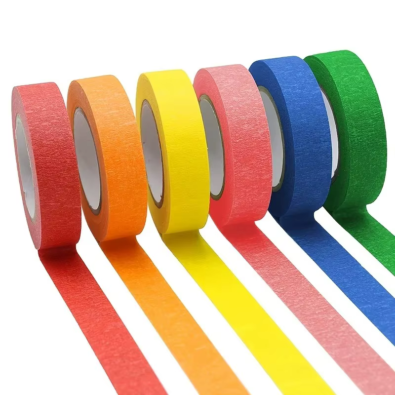 Ruban de masquage arc-en-ciel 12 couleurs