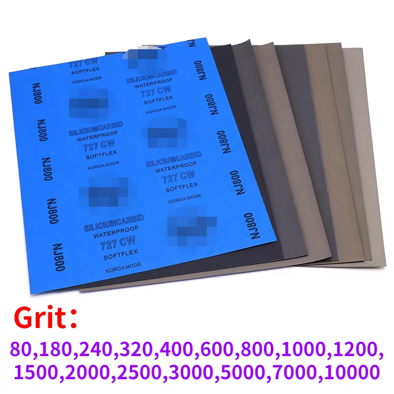 Plats de sable grain 80-10000