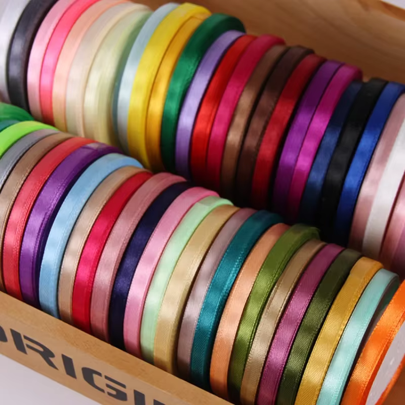 Rubans en Satin de couleur unie