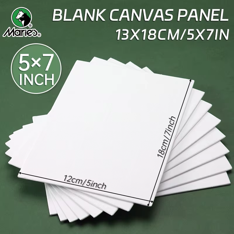 Paquet de 20 planches de toile de 5 × 7 pouces pour la peinture