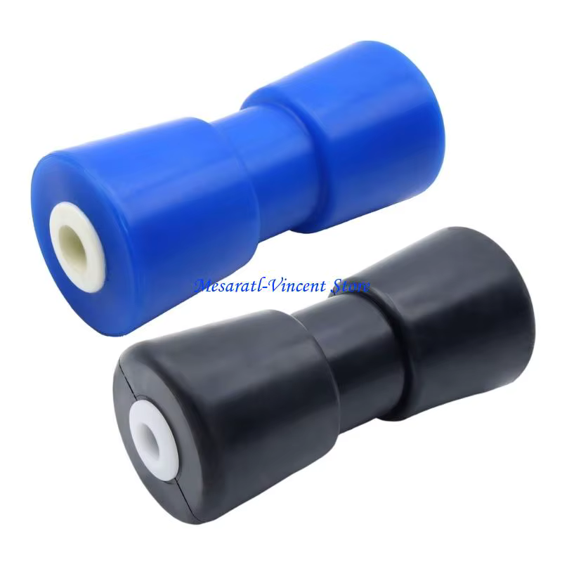 A70F – ensemble rouleaux remorque bateau 8 pouces, outil roulement bleu pour stabilité du remorquage bateau