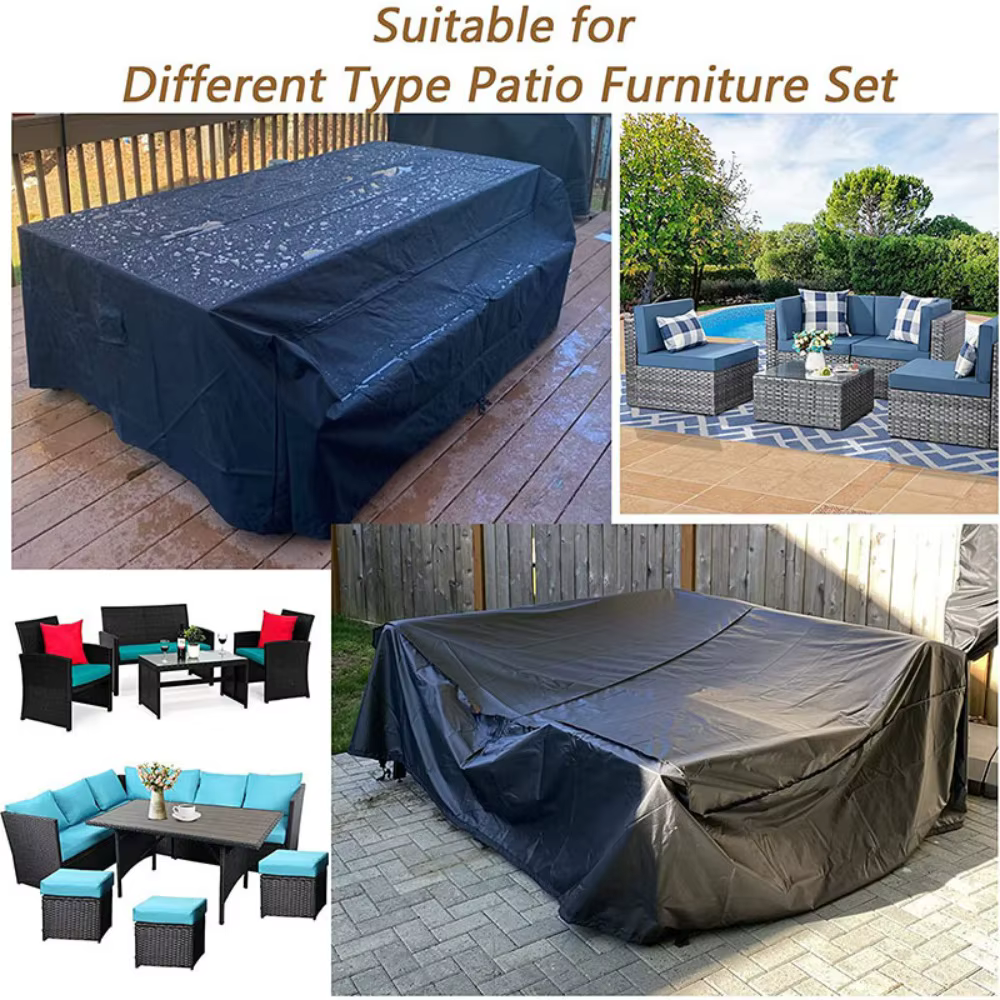 Ensemble de housses universelles pour meubles de jardin