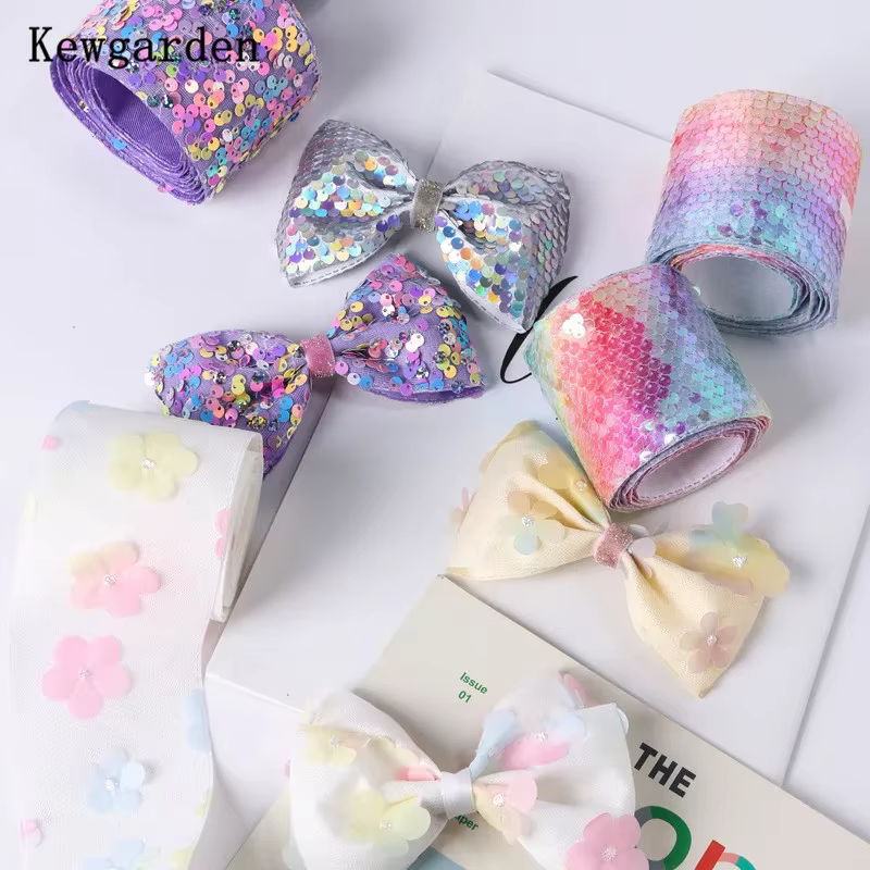 Ruban en écailles de poisson à paillettes brillantes